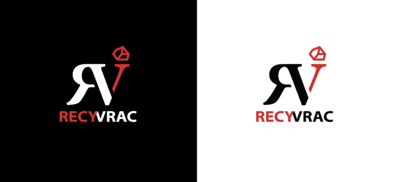 Représentation visuelle de l'identité de la marque RecyVRac